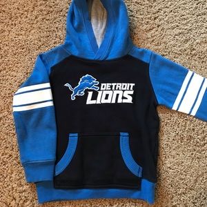 Detroit Lions youth size 5/6 hooded sweatshirt
